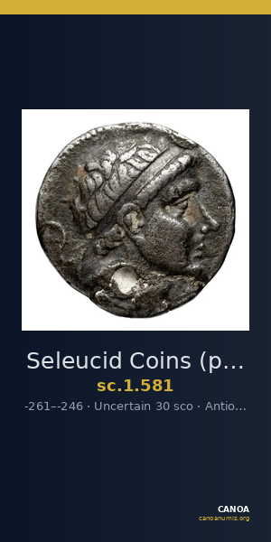 Seleucid Coins (part 1) 581 — CANOA