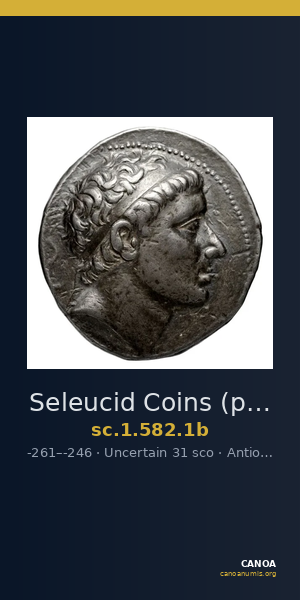 Seleucid Coins (part 1) 582.1b — CANOA