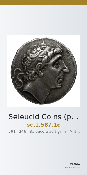 Seleucid Coins (part 1) 587.1c — CANOA