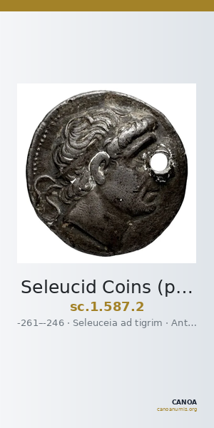 Seleucid Coins (part 1) 587.2 — CANOA