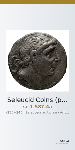 Seleucid Coins (part 1) 587.4a — CANOA