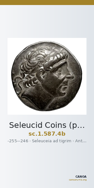 Seleucid Coins (part 1) 587.4b — CANOA