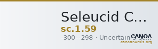 Seleucid Coins (part 1) 59 — CANOA