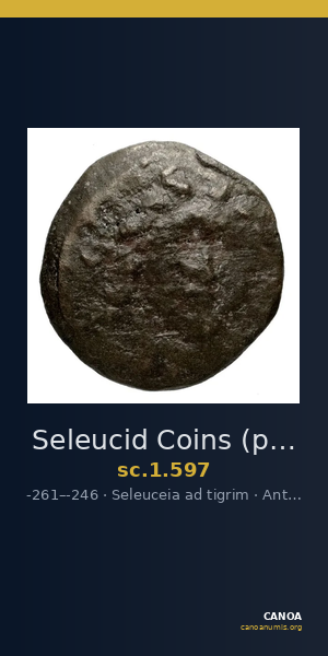 Seleucid Coins (part 1) 597 — CANOA