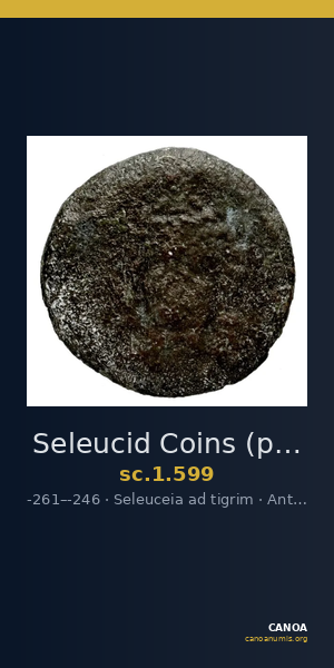 Seleucid Coins (part 1) 599 — CANOA