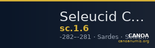 Seleucid Coins (part 1) 6 — CANOA