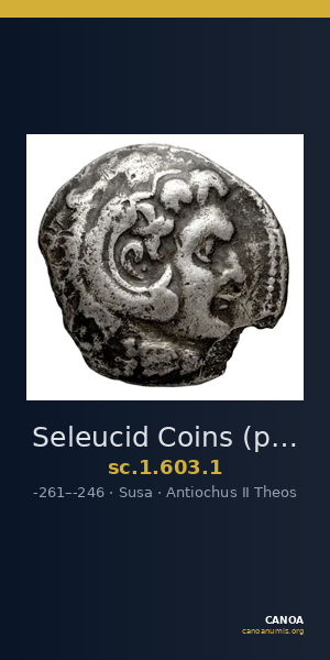 Seleucid Coins (part 1) 603.1 — CANOA