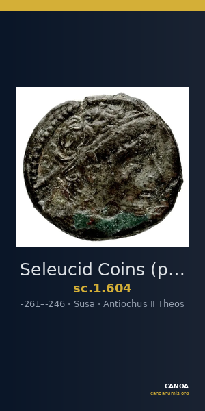 Seleucid Coins (part 1) 604 — CANOA