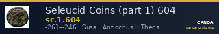 Seleucid Coins (part 1) 604 — CANOA