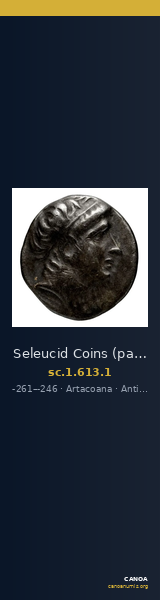 Seleucid Coins (part 1) 613.1 — CANOA