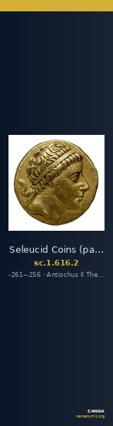 Seleucid Coins (part 1) 616.2 — CANOA