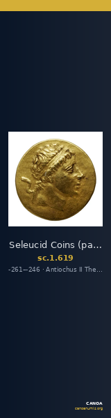 Seleucid Coins (part 1) 619 — CANOA
