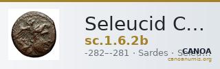 Seleucid Coins (part 1) 6.2b — CANOA