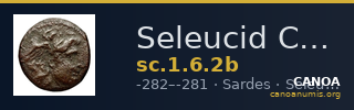 Seleucid Coins (part 1) 6.2b — CANOA