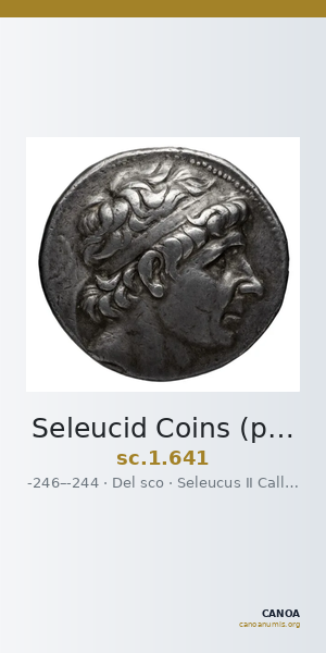 Seleucid Coins (part 1) 641 — CANOA
