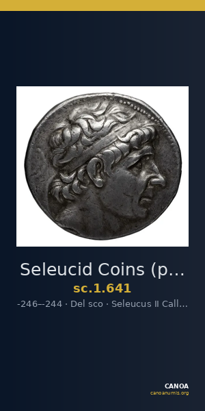 Seleucid Coins (part 1) 641 — CANOA