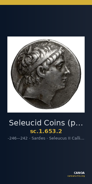 Seleucid Coins (part 1) 653.2 — CANOA