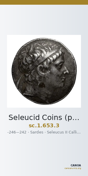Seleucid Coins (part 1) 653.3 — CANOA