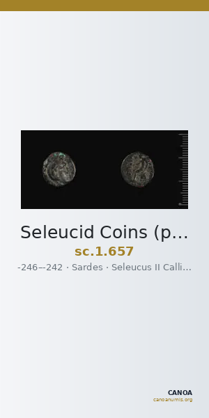 Seleucid Coins (part 1) 657 — CANOA