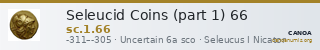 Seleucid Coins (part 1) 66 — CANOA