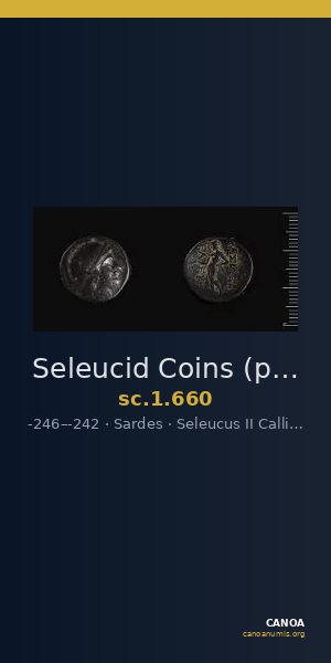 Seleucid Coins (part 1) 660 — CANOA