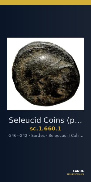 Seleucid Coins (part 1) 660.1 — CANOA