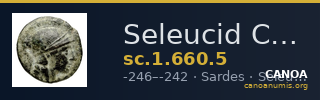 Seleucid Coins (part 1) 660.5 — CANOA