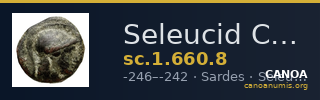Seleucid Coins (part 1) 660.8 — CANOA