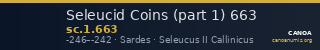 Seleucid Coins (part 1) 663 — CANOA