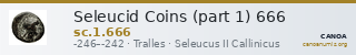 Seleucid Coins (part 1) 666 — CANOA