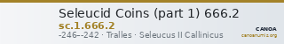 Seleucid Coins (part 1) 666.2 — CANOA