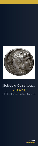 Seleucid Coins (part 1) 67.1 — CANOA