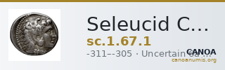 Seleucid Coins (part 1) 67.1 — CANOA