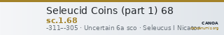 Seleucid Coins (part 1) 68 — CANOA