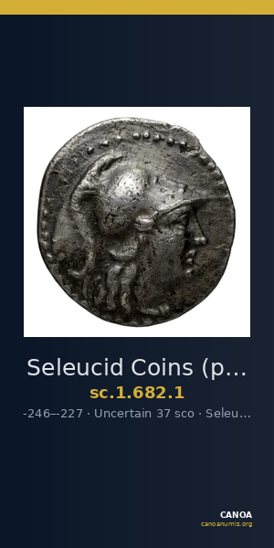 Seleucid Coins (part 1) 682.1 — CANOA