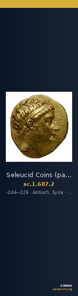 Seleucid Coins (part 1) 687.2 — CANOA