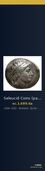 Seleucid Coins (part 1) 689.6a — CANOA