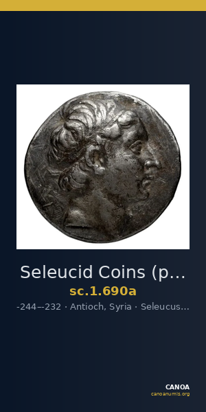 Seleucid Coins (part 1) 690a — CANOA