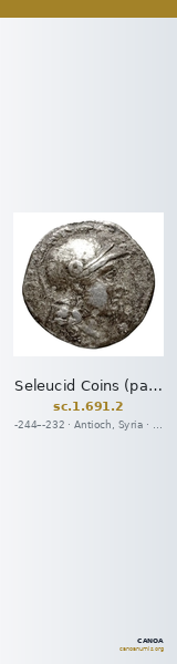 Seleucid Coins (part 1) 691.2 — CANOA