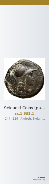 Seleucid Coins (part 1) 692.1 — CANOA