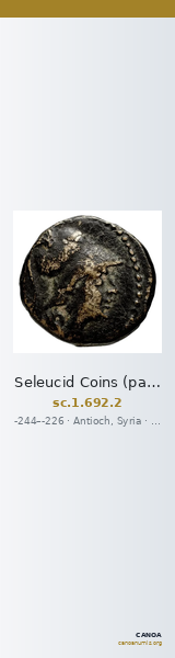 Seleucid Coins (part 1) 692.2 — CANOA
