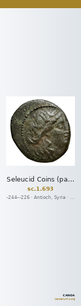 Seleucid Coins (part 1) 693 — CANOA