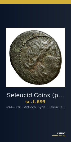 Seleucid Coins (part 1) 693 — CANOA