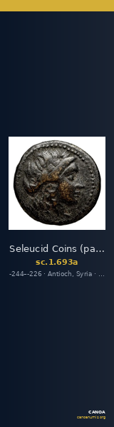 Seleucid Coins (part 1) 693a — CANOA
