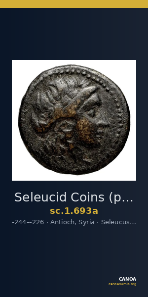 Seleucid Coins (part 1) 693a — CANOA