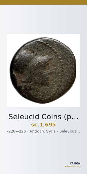 Seleucid Coins (part 1) 695 — CANOA