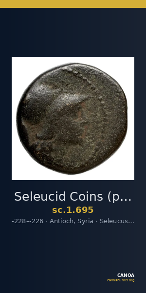 Seleucid Coins (part 1) 695 — CANOA