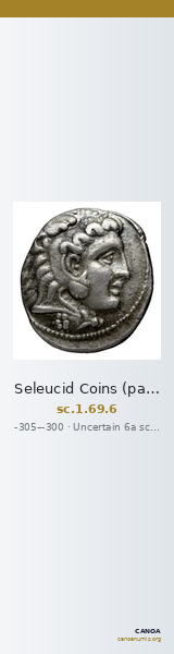 Seleucid Coins (part 1) 69.6 — CANOA