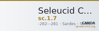 Seleucid Coins (part 1) 7 — CANOA