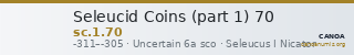 Seleucid Coins (part 1) 70 — CANOA